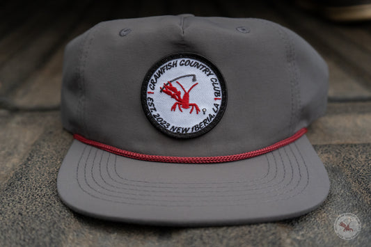 Grey Grandpa Patch Hat